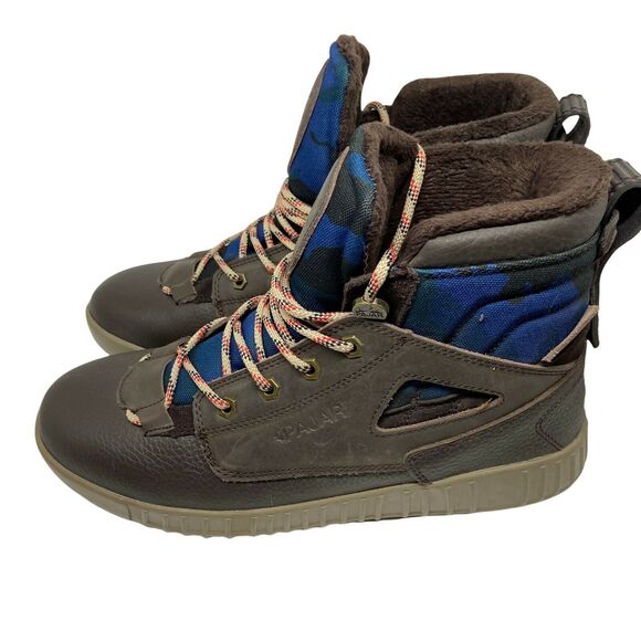 Pajar Winter Boots Women Brown Leather Waterproof Lace Up Insulated 43 US 10.5 - Picture 2 of 12